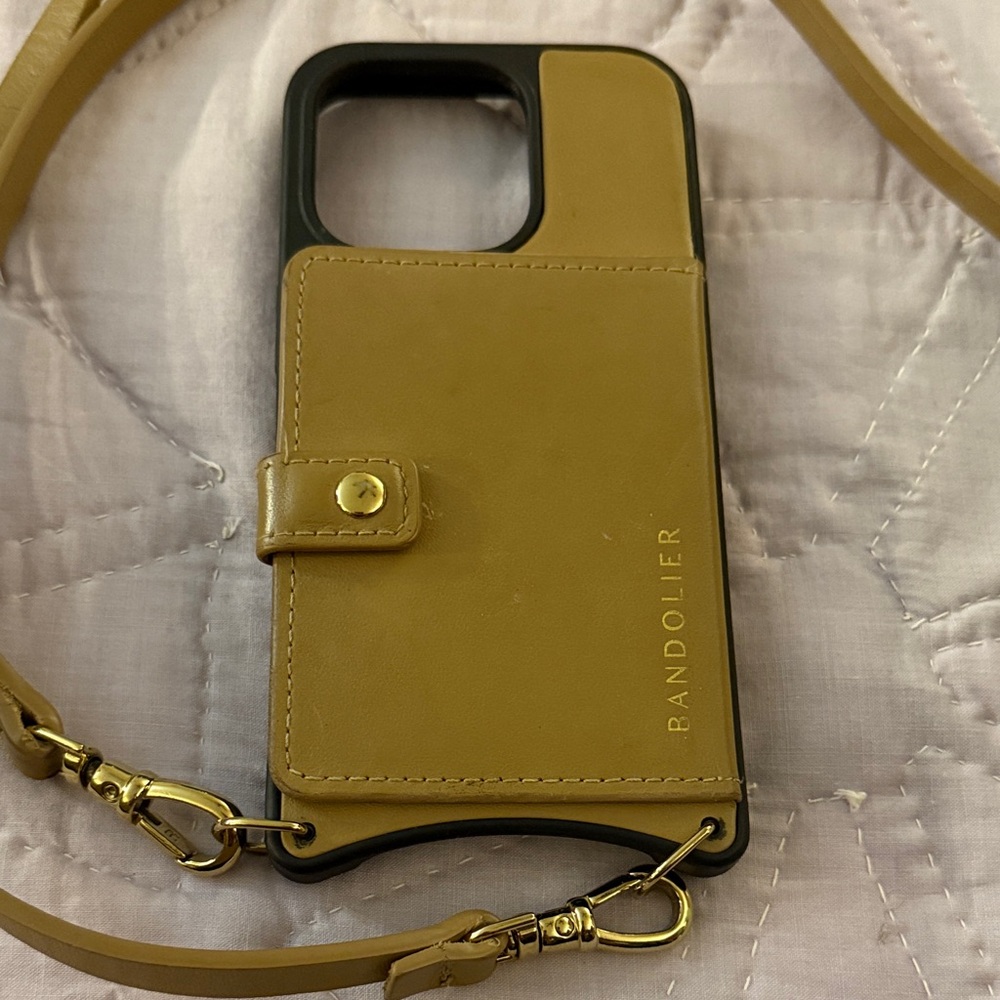 Bandolier Camel IPhone 14 Pro Case with Strap
